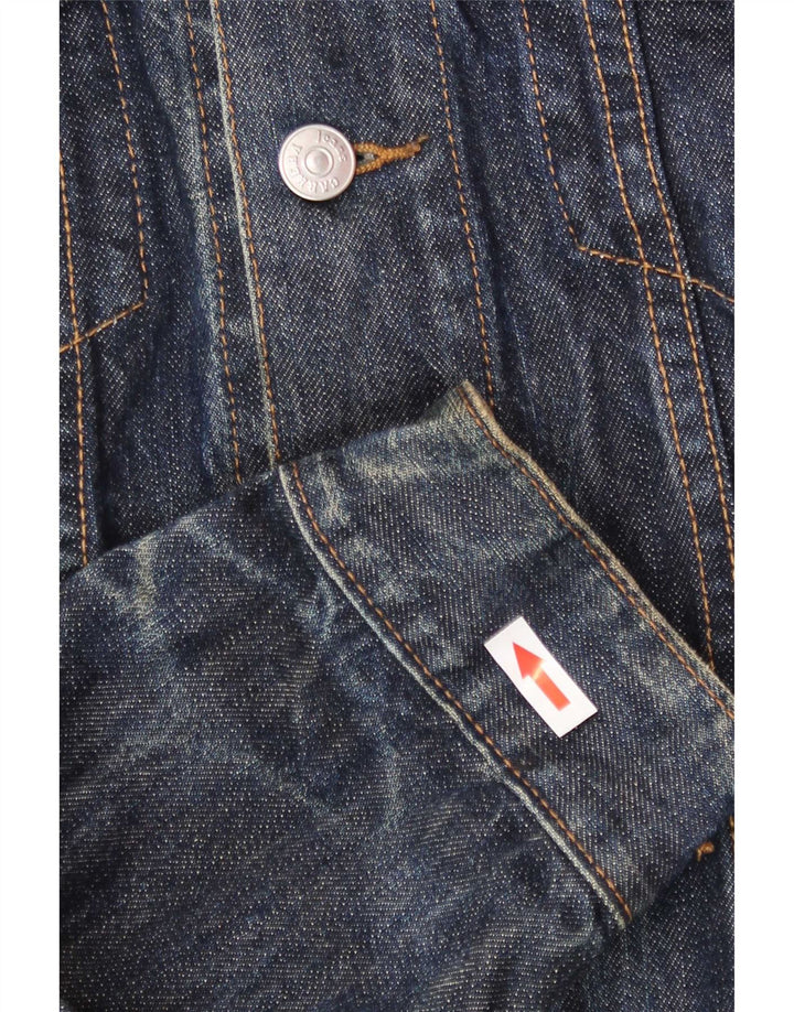 Carrera Męska kurtka dżinsowa UK 40 Large Blue Cotton