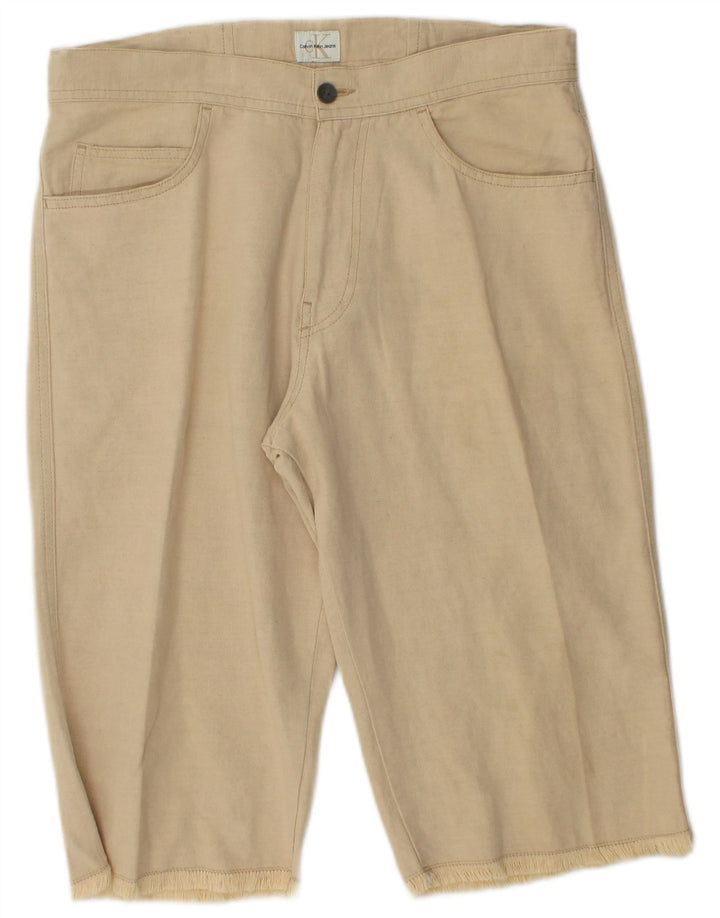 Męskie bermudy Calvin Klein W30 Średni beż, bawełna