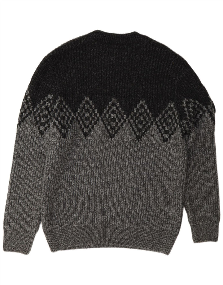 Męski sweter Superdry z okrągłym dekoltem XL Szary Argyle/Diamentowy Akryl