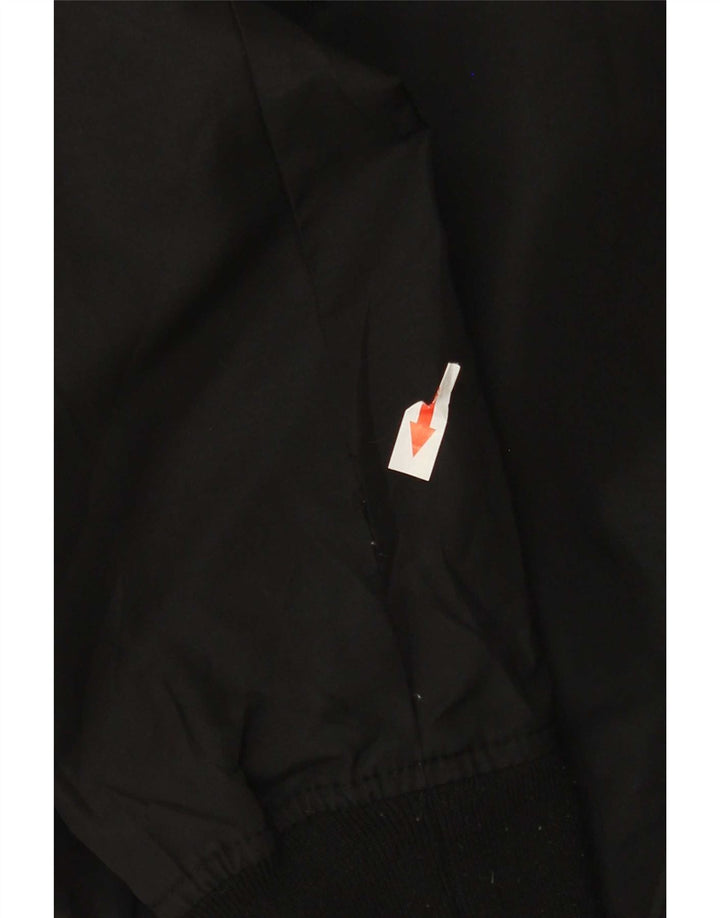 Zara Mens Bomber Jacket UK 38 Medium Black Polyester