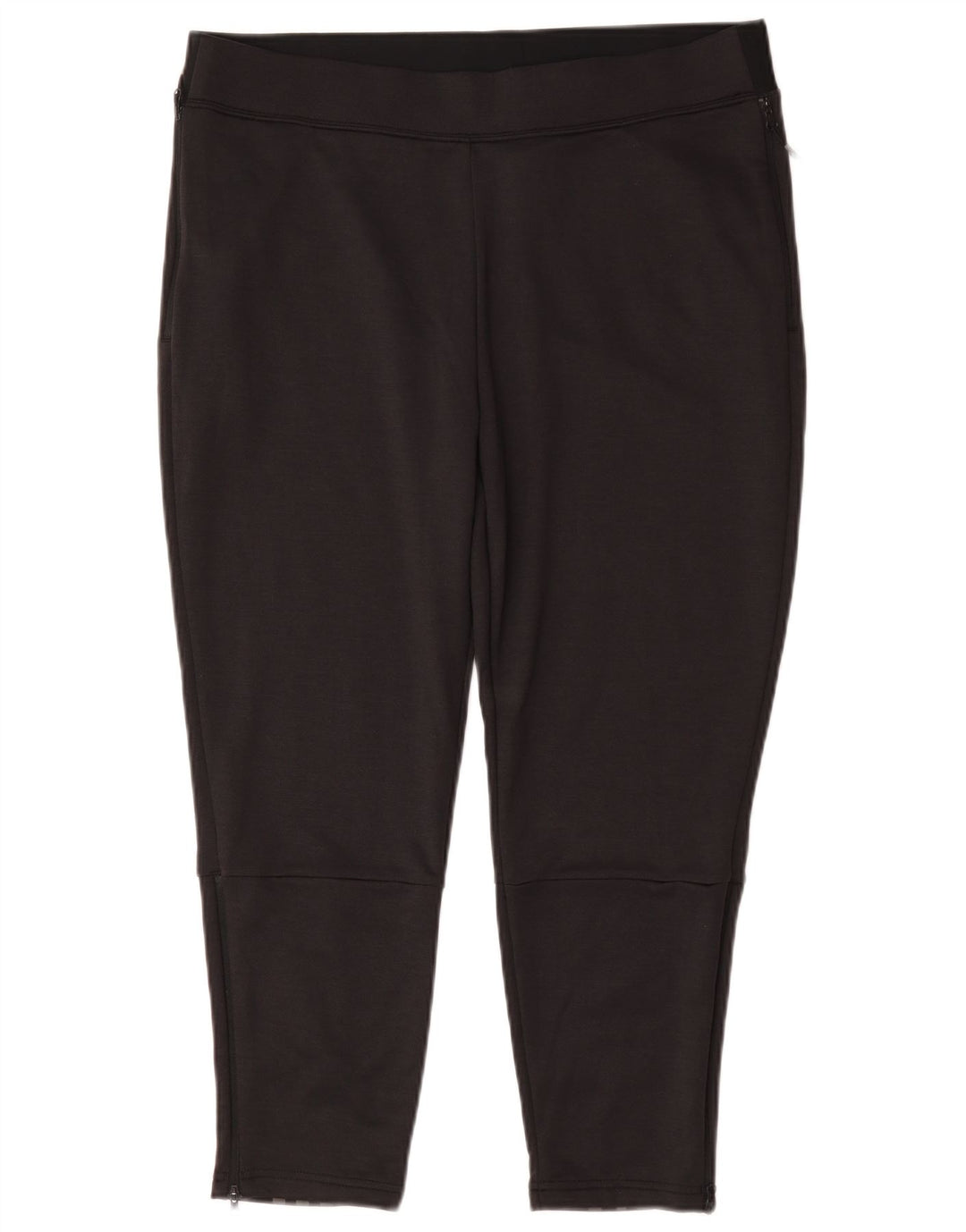 Damskie spodnie dresowe Adidas UK 16/18, duże, czarne, poliestrowe