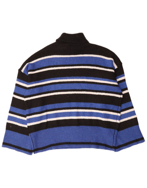 Damski sweter oversize Body Flirt z okrągłym dekoltem, UK 18 XL, w niebieskie paski