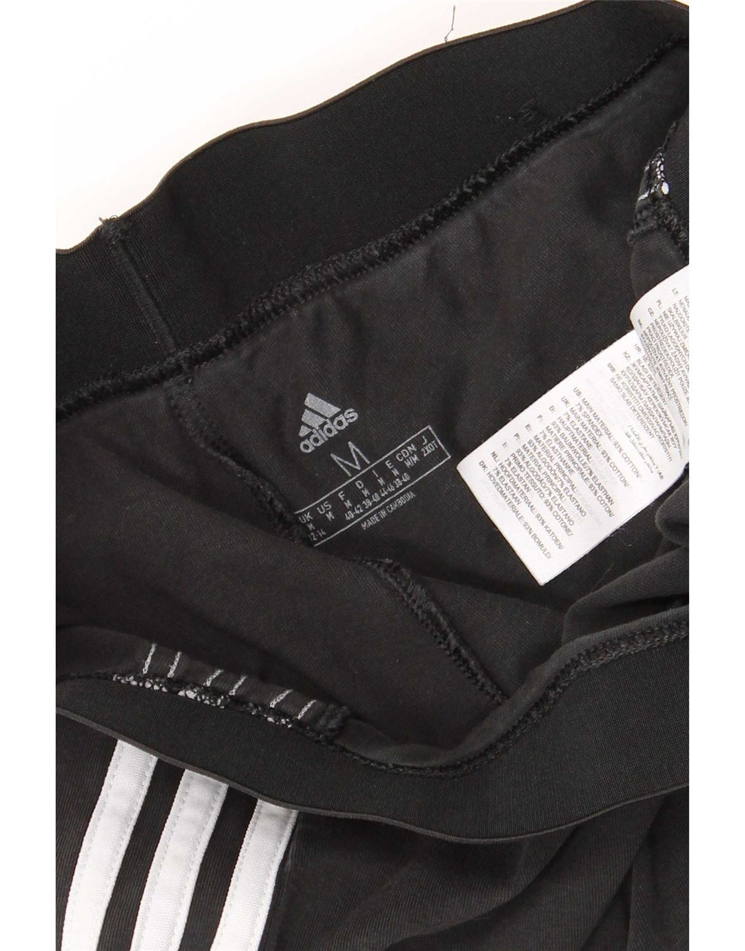 Legginsy damskie Adidas UK 12/14 Średnia czarna bawełna