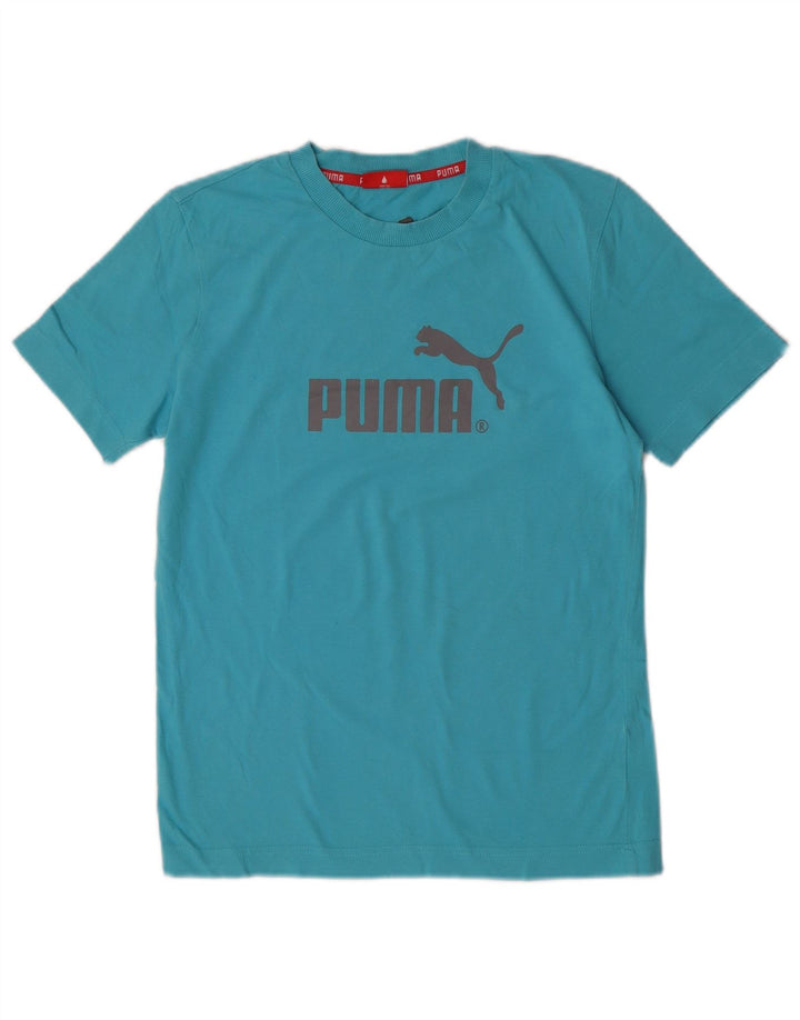 Męska koszulka z grafiką Puma Top XS w kolorze niebieskim