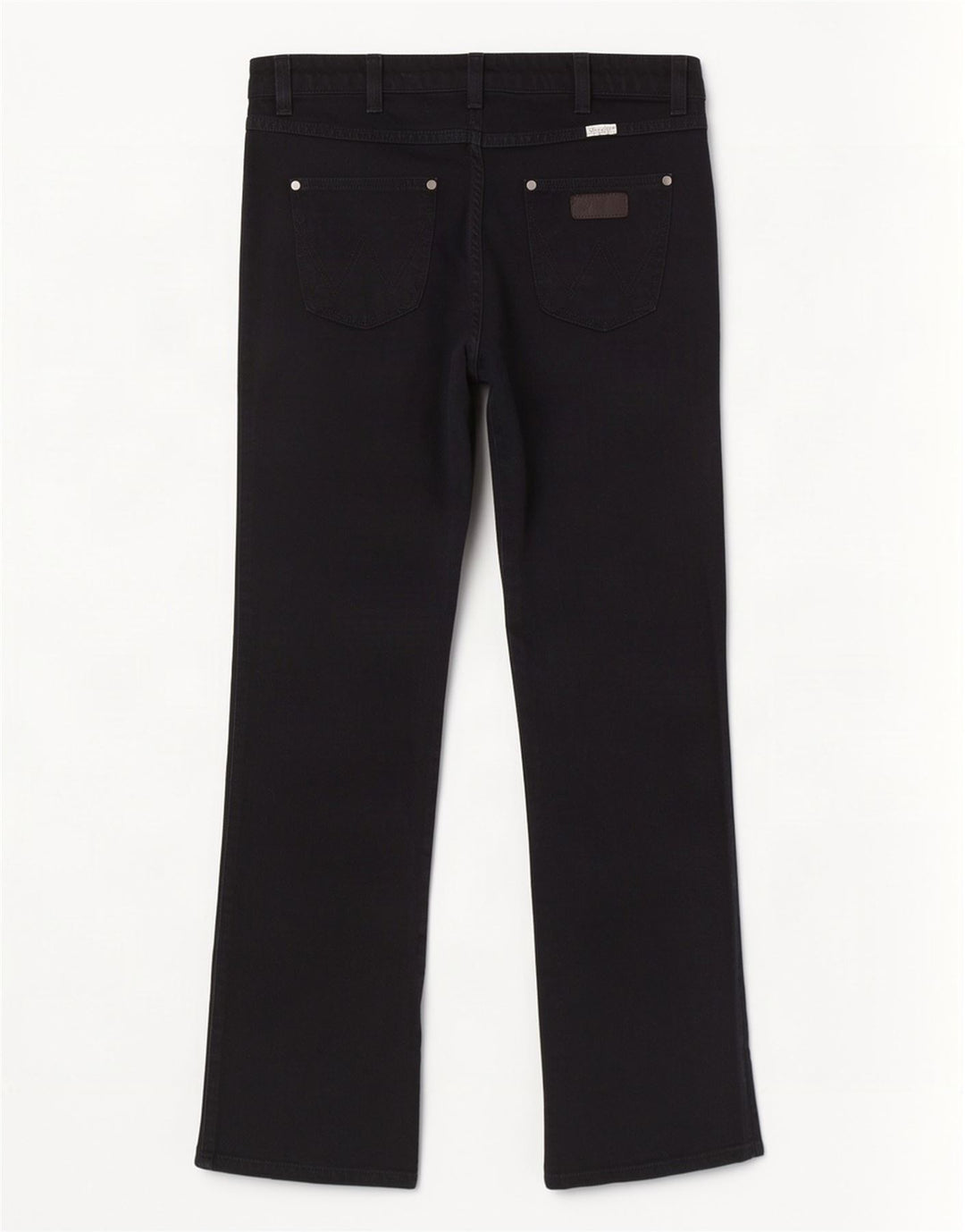 Damskie jeansy Wrangler Iris Straight W30 L30 Czarne bawełniane
