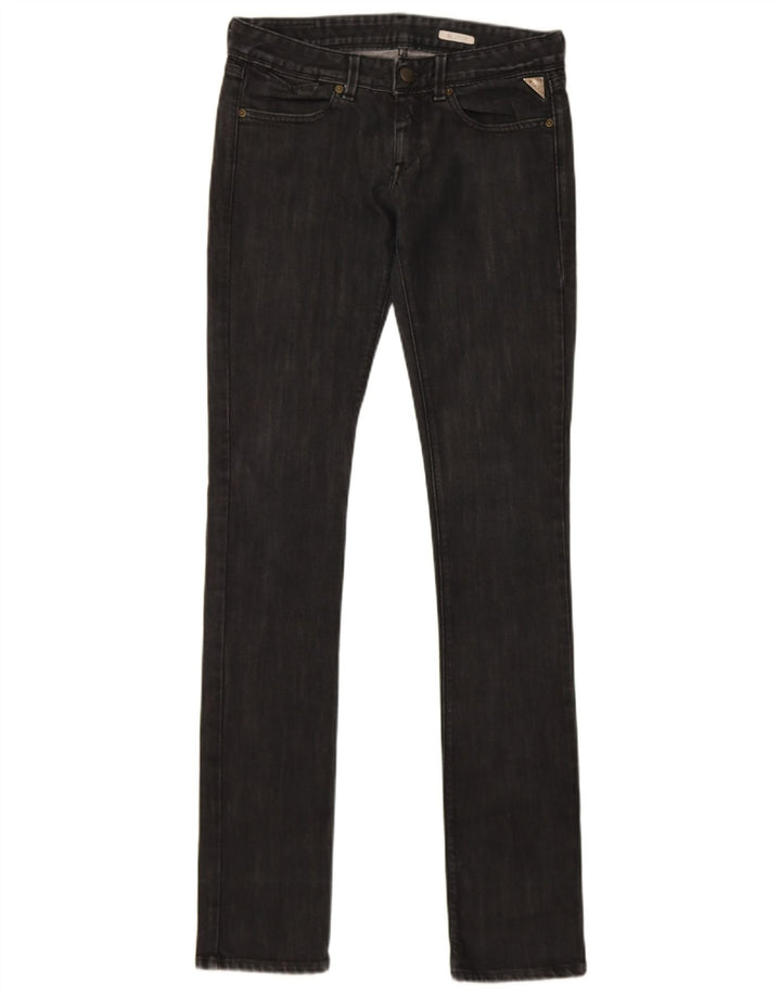 REPLAY Womens Blondy Slim Jeans W28 L34 Grey Cotton