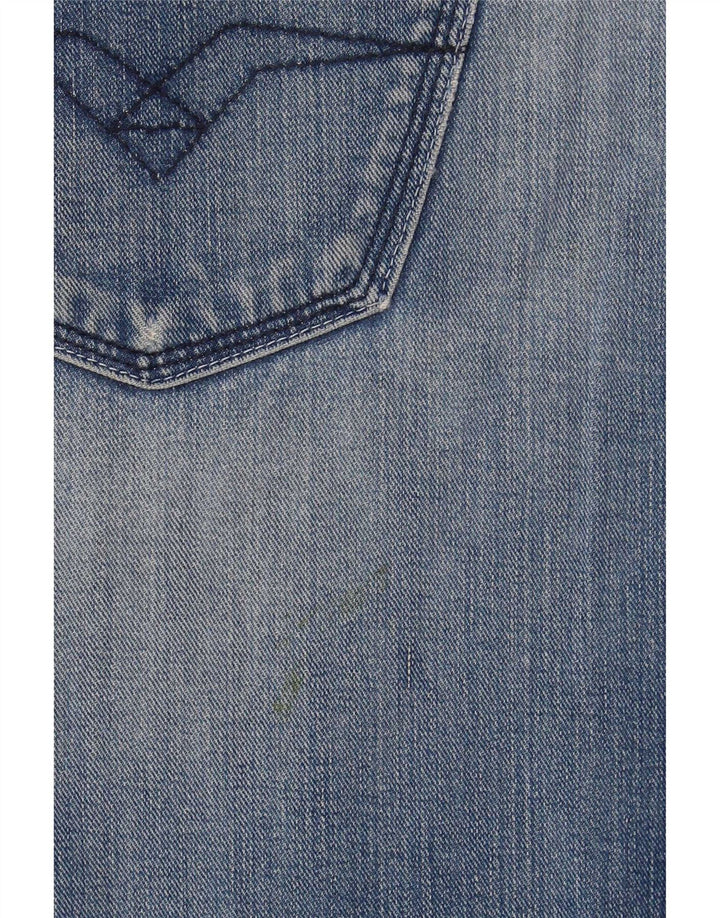 Męskie jeansy Bootcut Replay W33 L36, niebieska bawełna