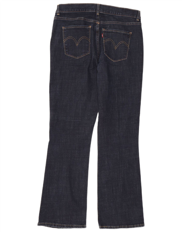 Klasyczne jeansy damskie LEVI'S Bootcut US 10 Large W30 L30 Granatowa bawełna