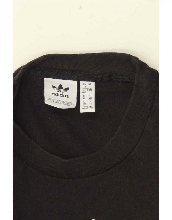 Damska koszulka graficzna Adidas Top UK 12 Medium Black