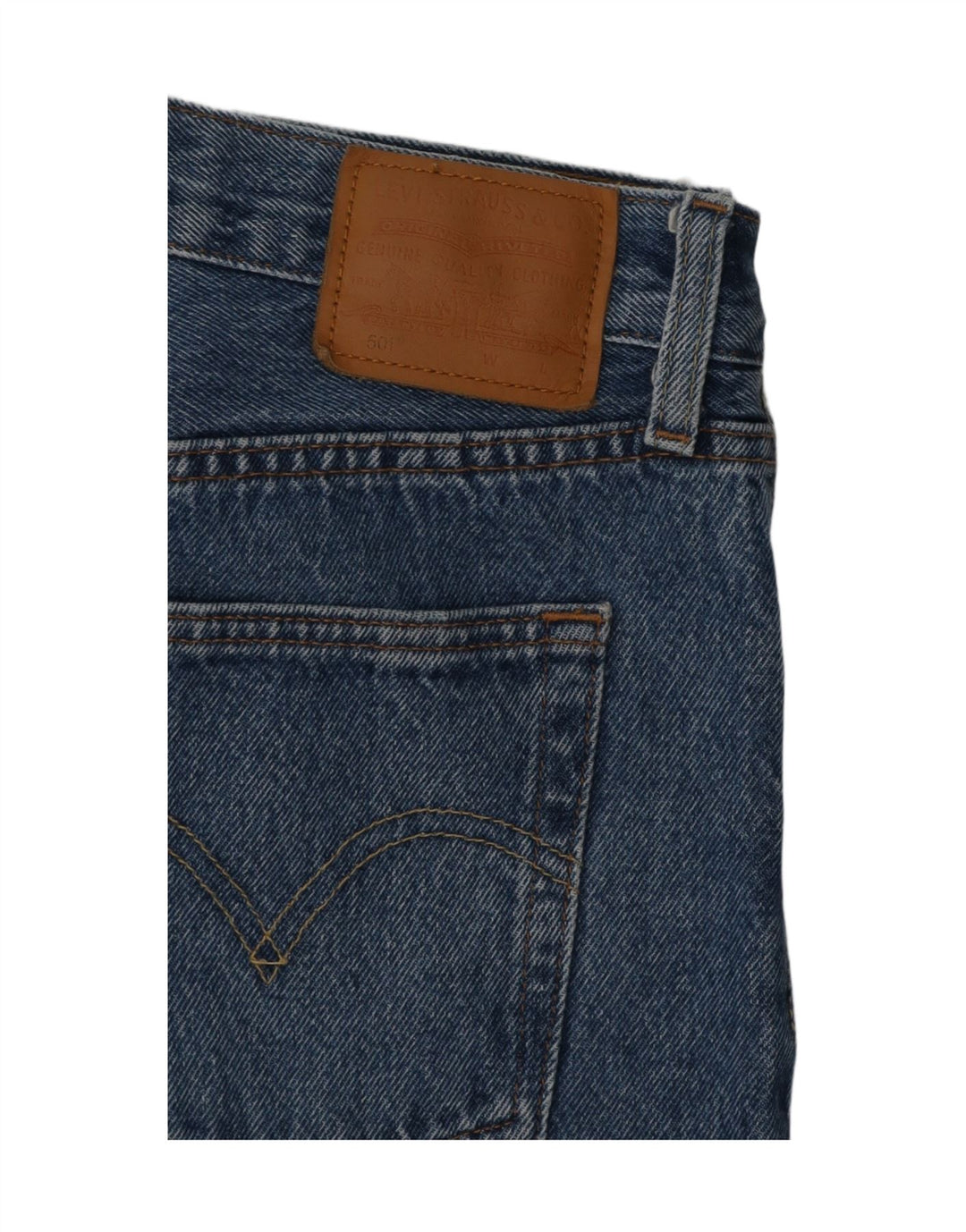 Męskie jeansy Levi's 501 Straight W30 L30 Niebieskie
