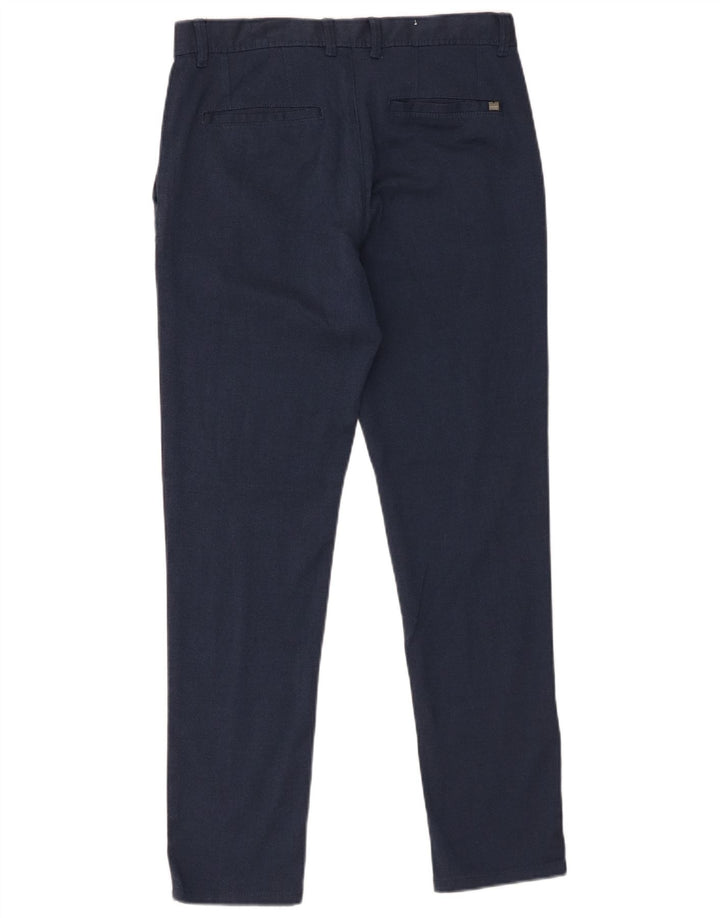 Męskie spodnie chino Zara EU 38 Small W30 L29 Granatowy poliester