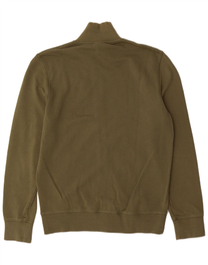 Męska kurtka dresowa NAPAPIJRI z grafiką, średnia, bawełniana khaki