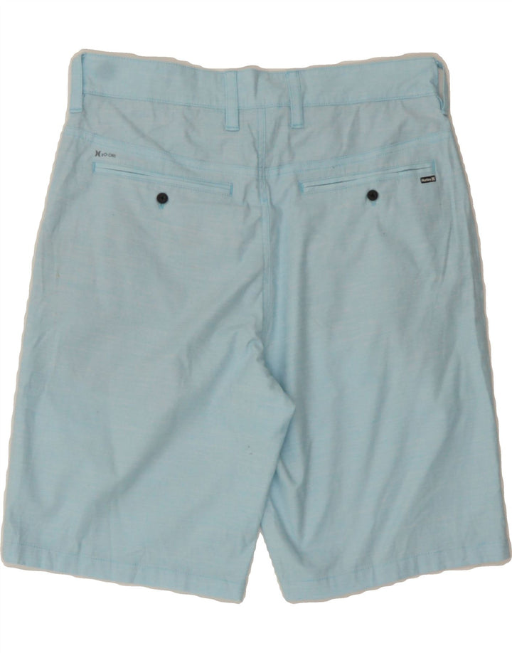 HURLEY Mens Chino Shorts W30 Medium Blue Vintage Hurley and Second-Hand Hurley from Messina Hembry 