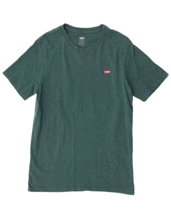 Męski standardowy t-shirt Levi's, mały, zielony, bawełniany