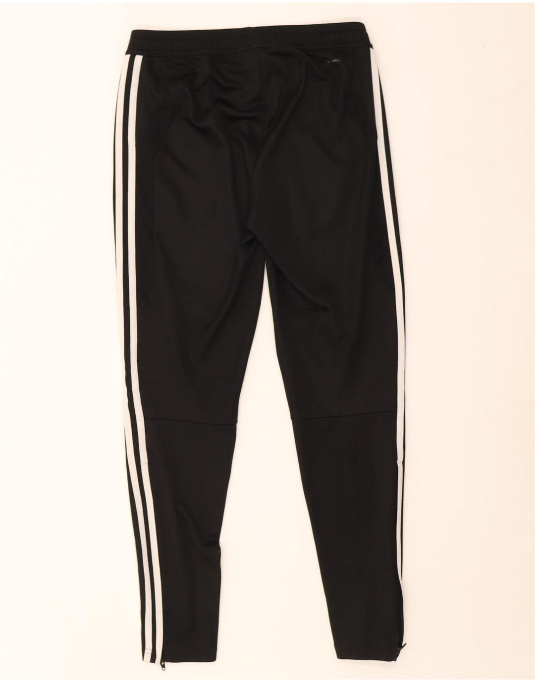 Damskie spodnie dresowe Adidas UK 8/10, małe, czarne, poliestrowe