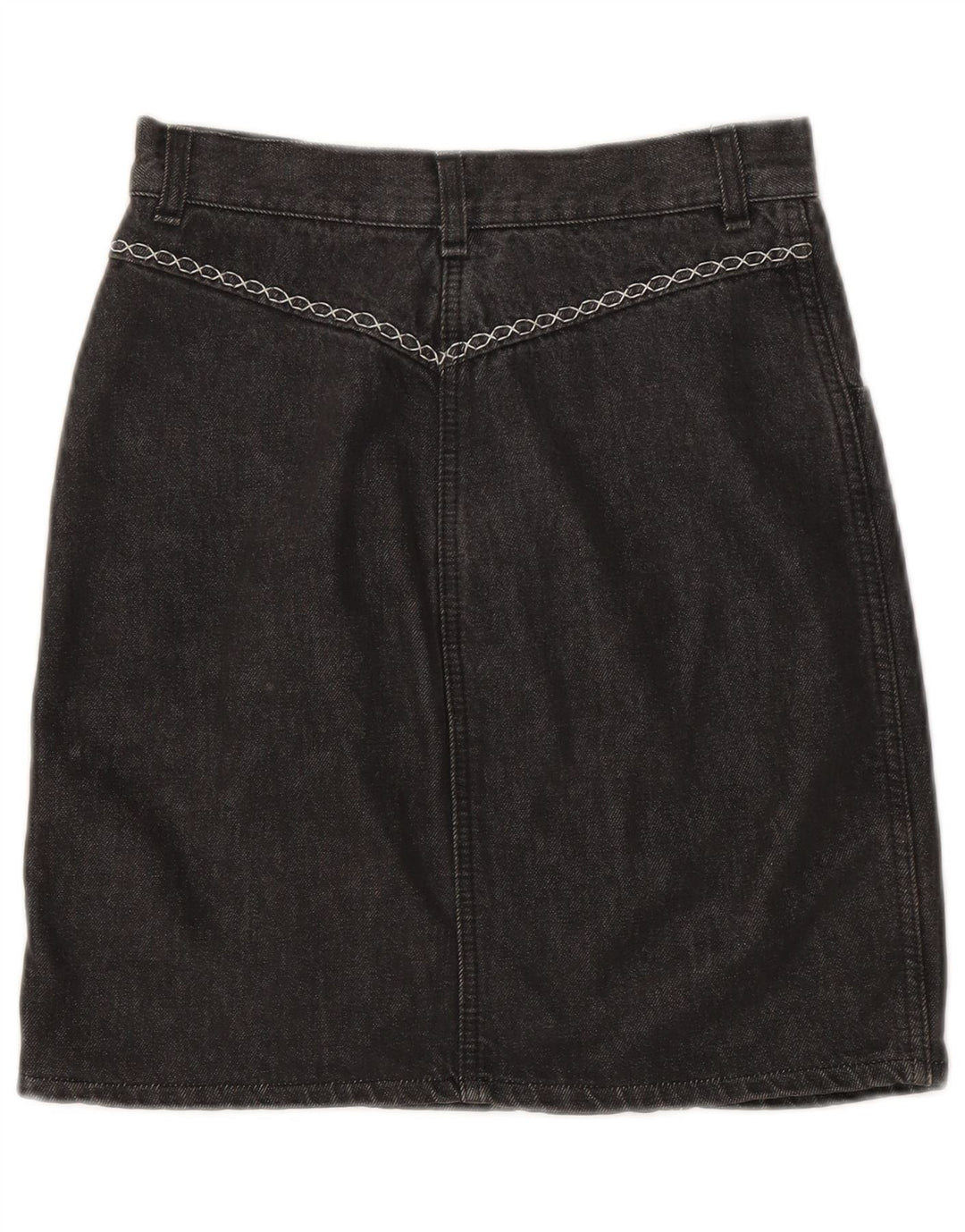 Damska spódnica dżinsowa VINTAGE W30 Średni szary