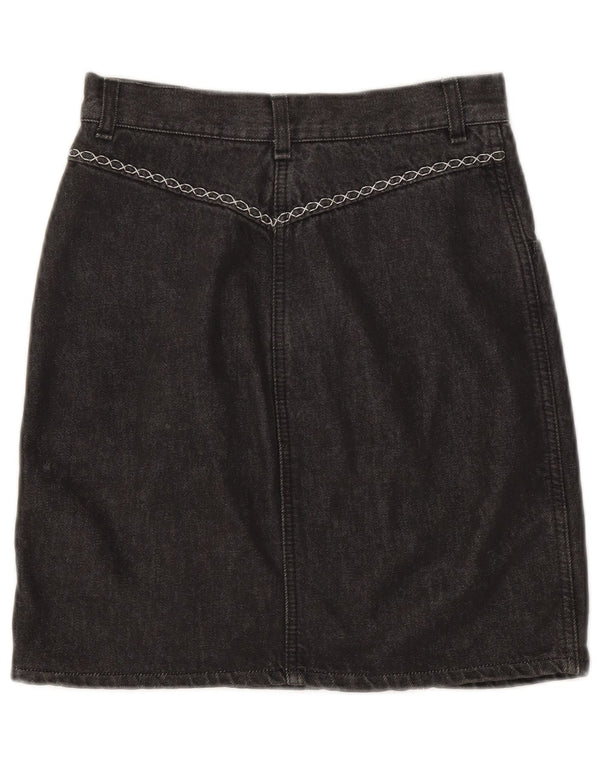 Damska spódnica dżinsowa VINTAGE W30 Średni szary