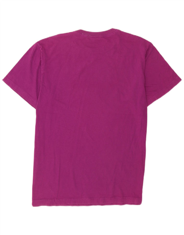 Męski T-shirt z grafiką Volcom, duży, fioletowy