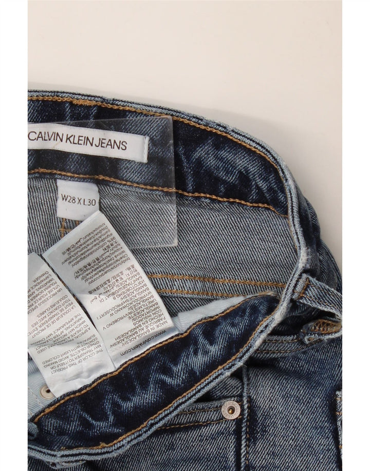 Damskie jeansy skinny CALVIN KLEIN W28 L30 Niebieskie, bawełniane