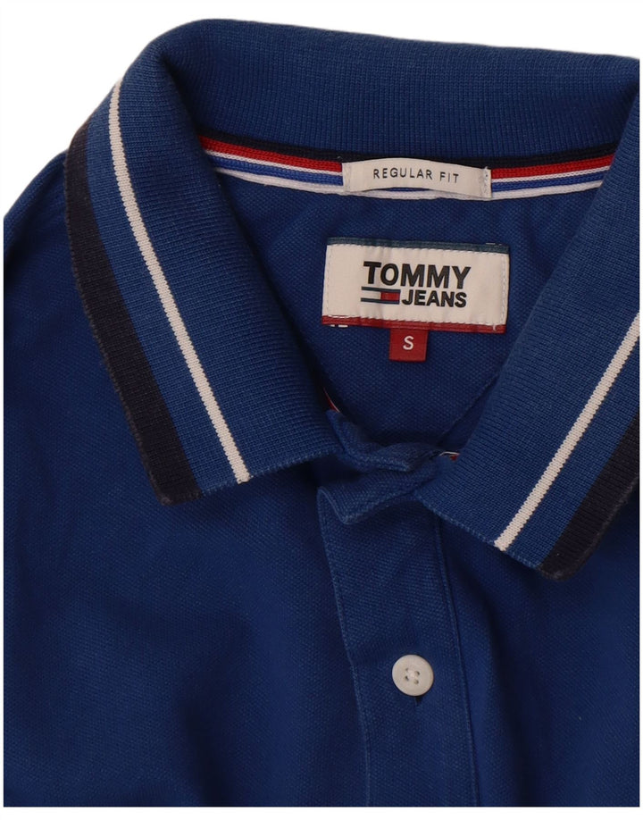 Męska koszulka polo o regularnym kroju Tommy Hilfiger, mała niebieska