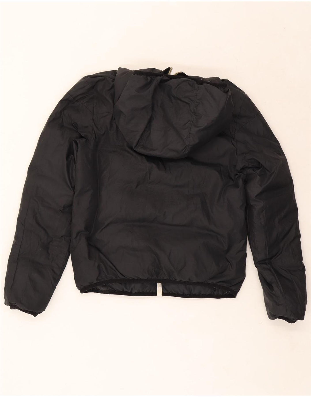 Damska, dwustronna, oversize'owa, wyściełana kurtka z kapturem Nike UK 6 XS, czarna