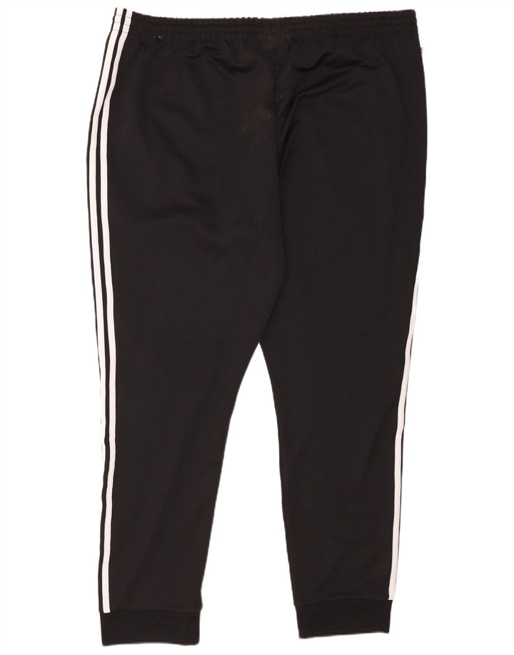 Adidas Męskie spodnie dresowe Joggery 3XL Czarny poliester