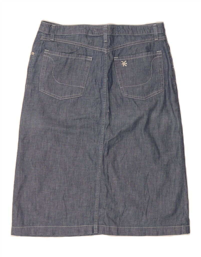 FCUK Womens Denim Skirt UK 10 Small W28  Blue Cotton Vintage Fcuk and Second-Hand Fcuk from Messina Hembry 