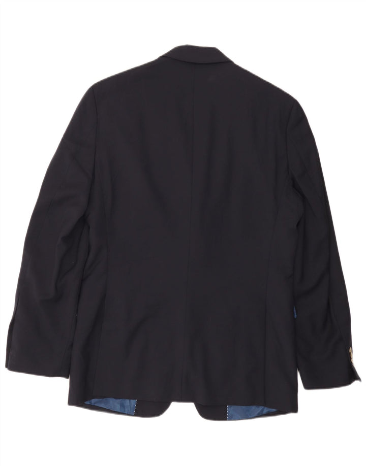 Męska marynarka zapinana na 2 guziki TOMMY HILFIGER UK 36, mała, granatowa, wełniana