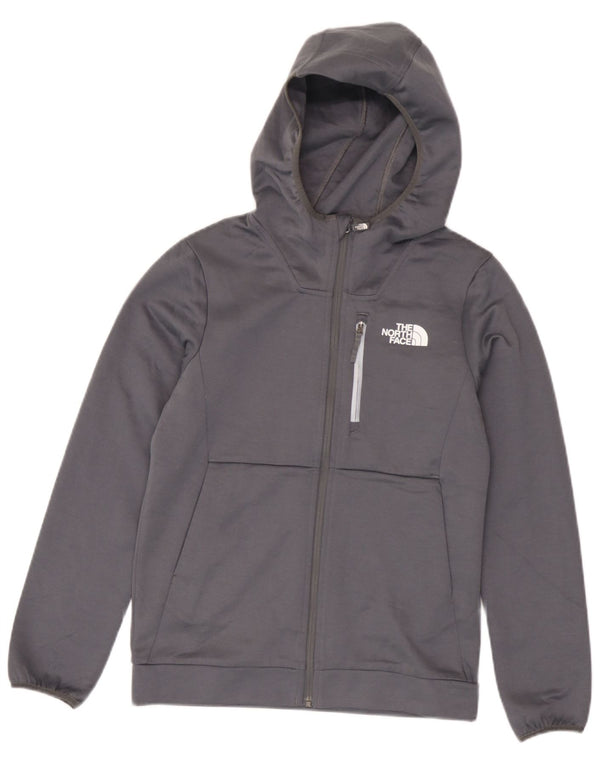 Chłopięcy sweter z kapturem i zamkiem The North Face, 14-15 lat, XL, szary, poliester