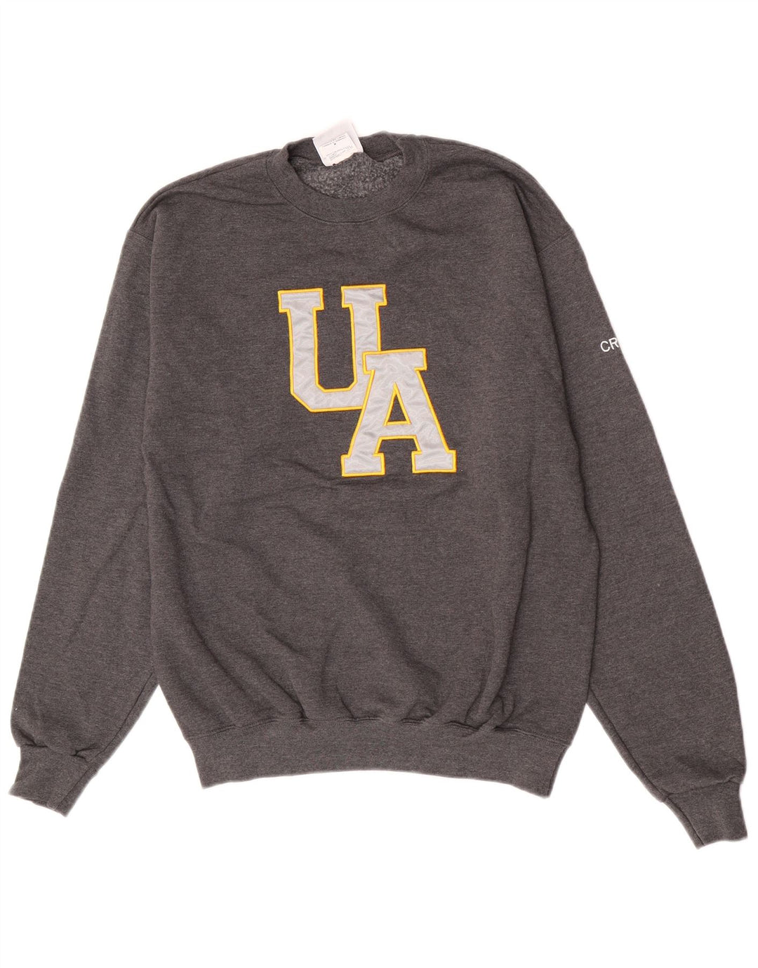 Męski sweter z grafiką Champion, średnioszary, bawełniany