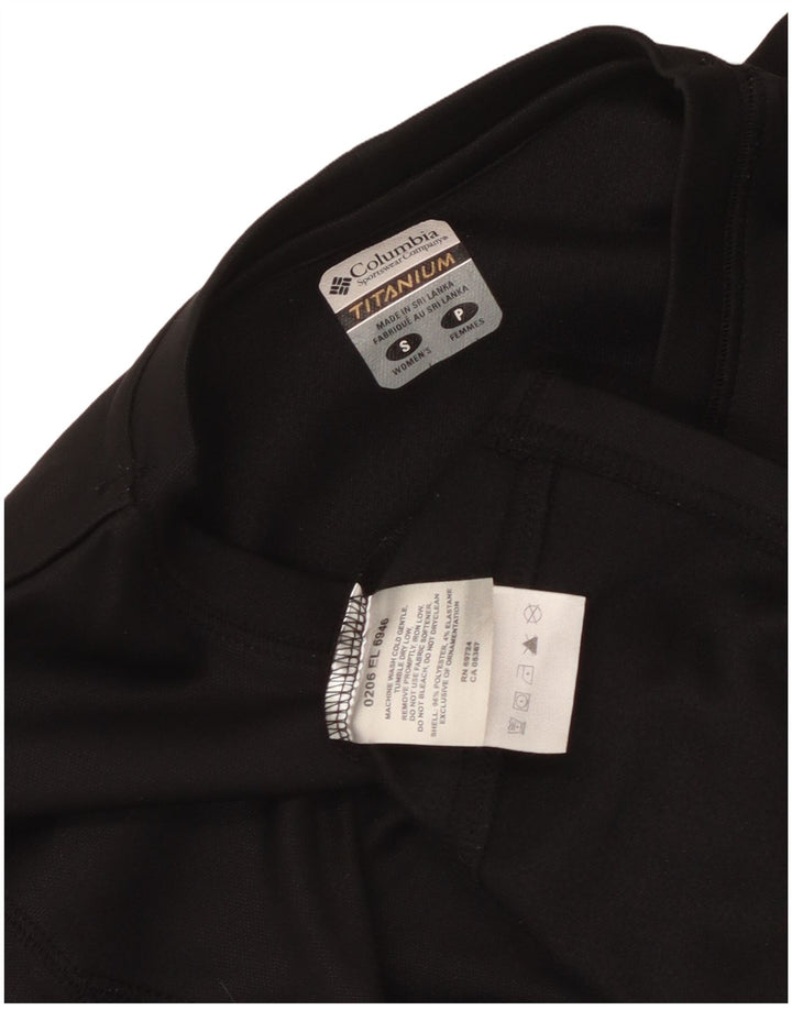 Damski top Columbia Titanium Graphic z długim rękawem UK 10 Small Black