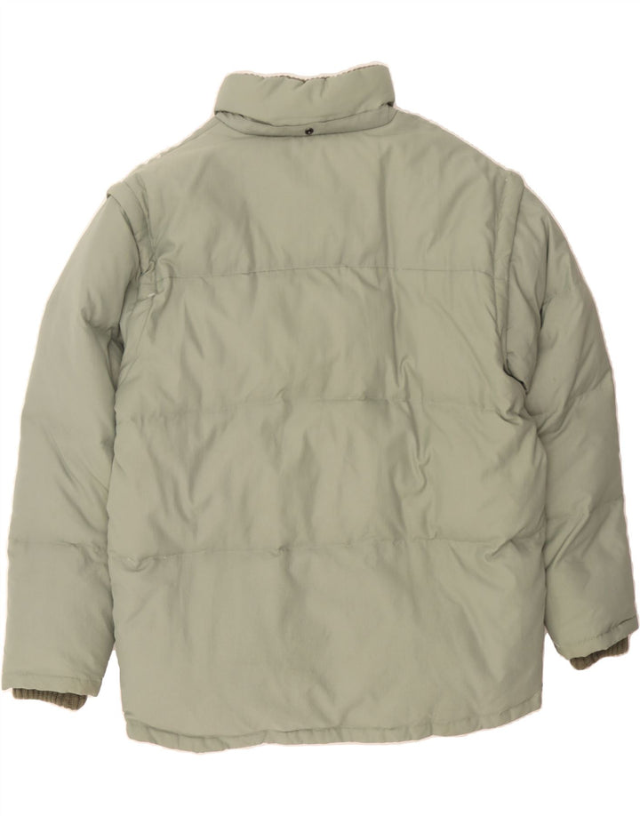 FILA Mens Padded Jacket UK 40 Large Green Polyamide Vintage Fila and Second-Hand Fila from Messina Hembry 