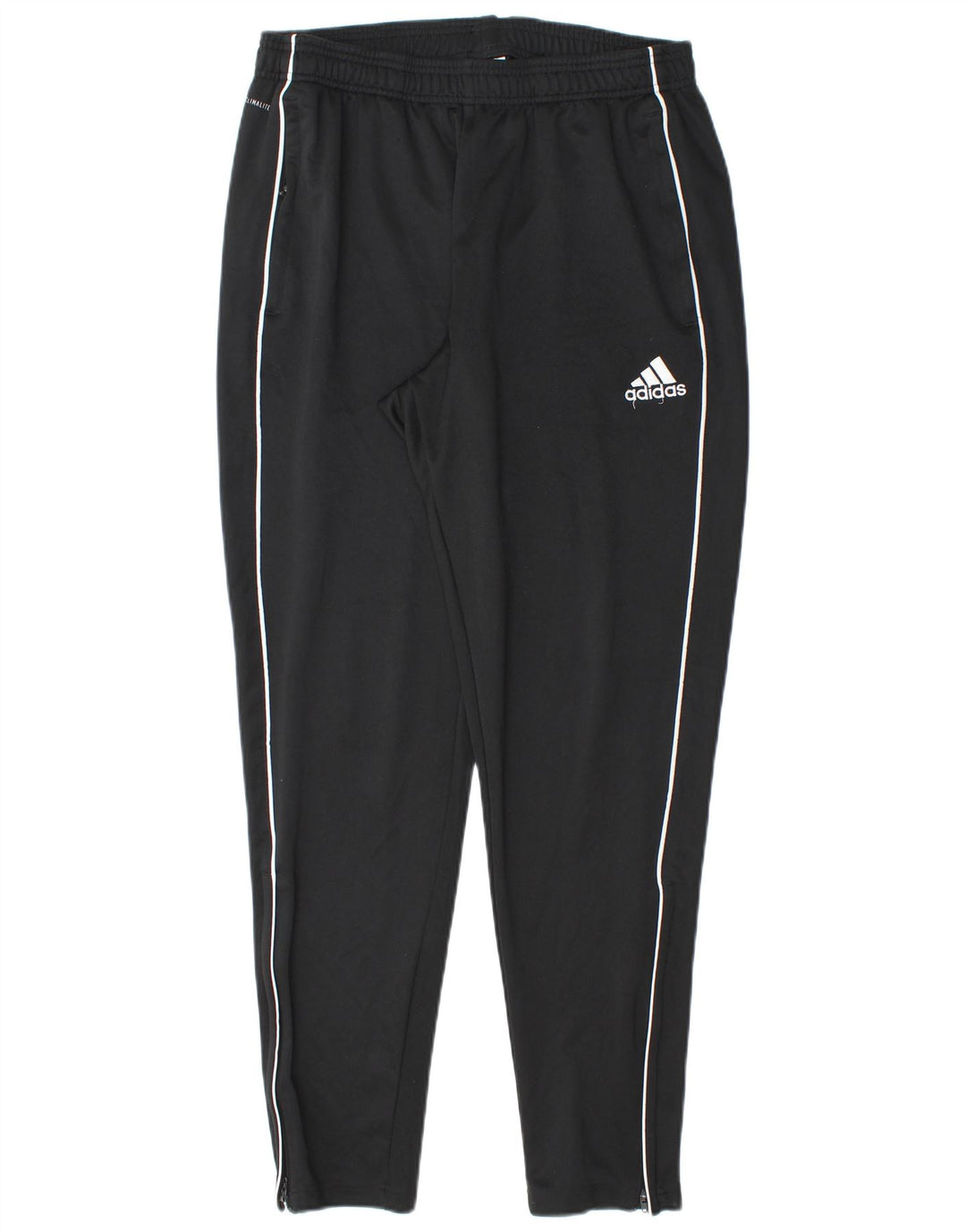 Męskie spodnie dresowe ADIDAS Climalite, duże, czarne, poliestrowe