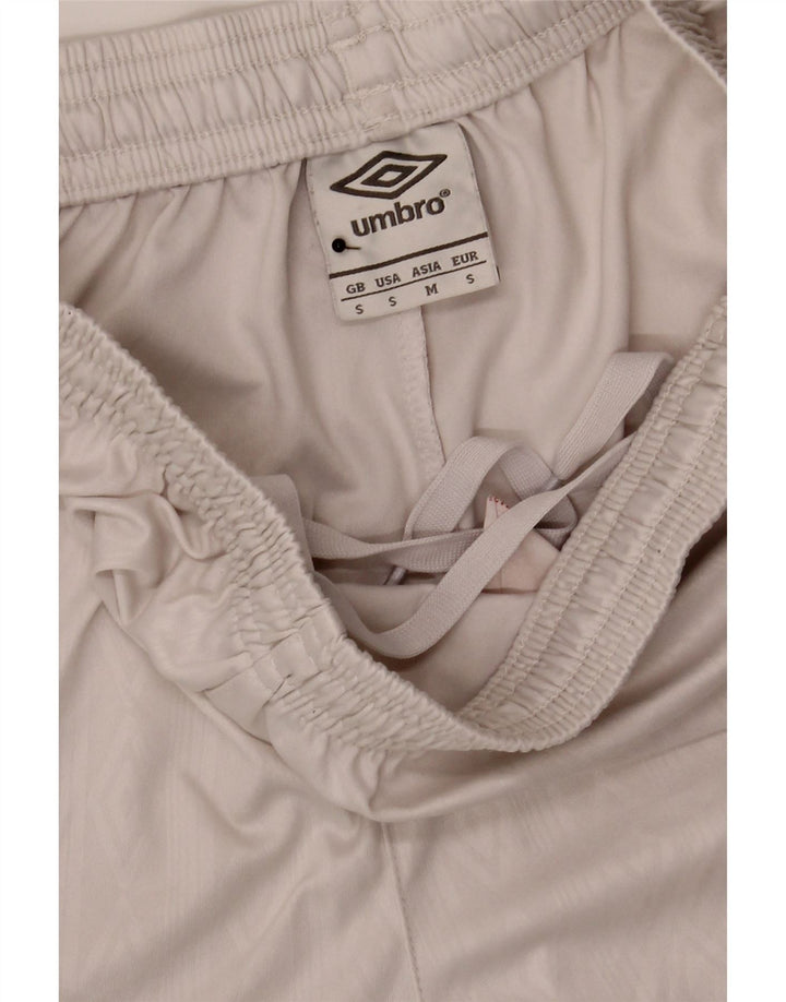 Męskie spodenki sportowe Umbro, małe, białe, poliestrowe