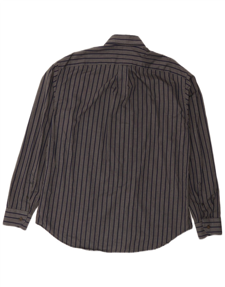 Koszula męska Harmont & Blaine 2XL, szara, bawełniana w paski