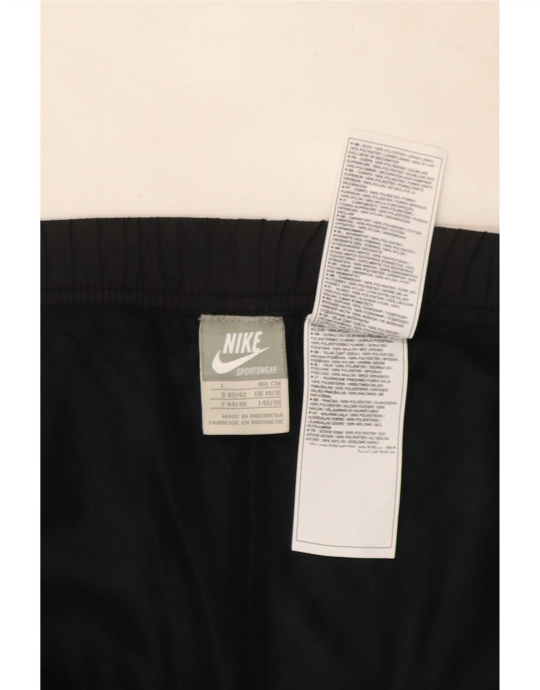 Damskie spodnie dresowe Nike Joggers UK 14/16, duży czarny poliester