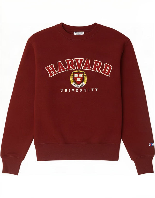 Champion Mens Harvard University Graphic Sweatshirt Jumper Medium Burgundy