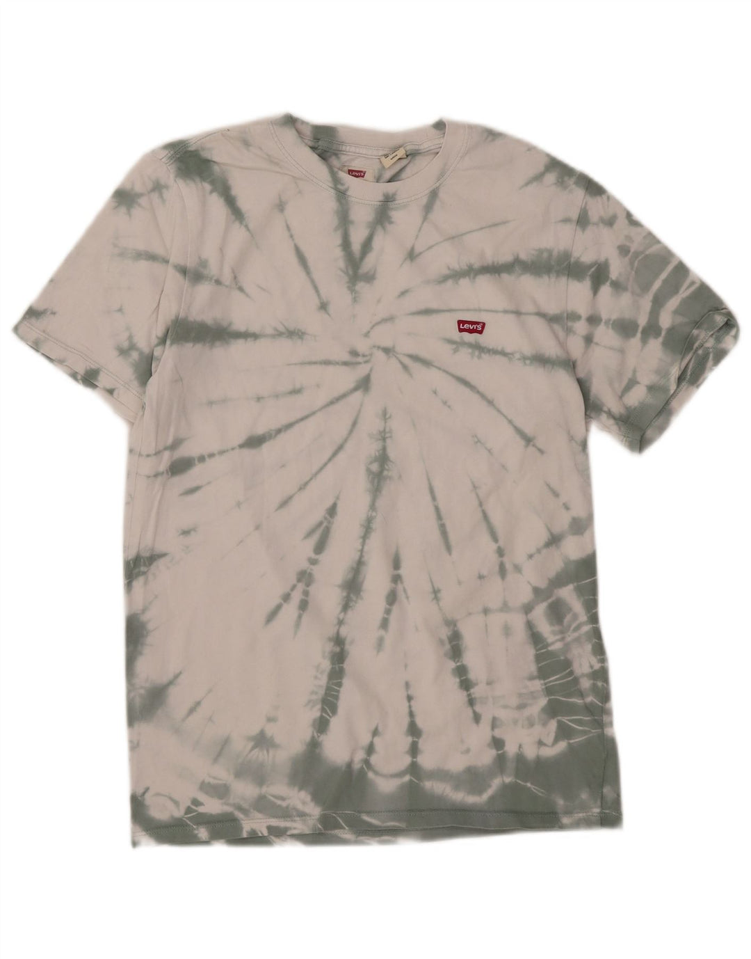 Męski standardowy t-shirt Levi's, mały, zielony, z bawełny Tie Dye
