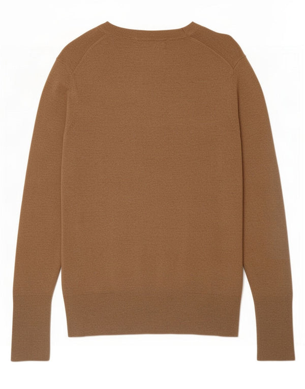 Sweter damski Zara z dekoltem w łódkę UK 14 Large Beżowa wiskoza