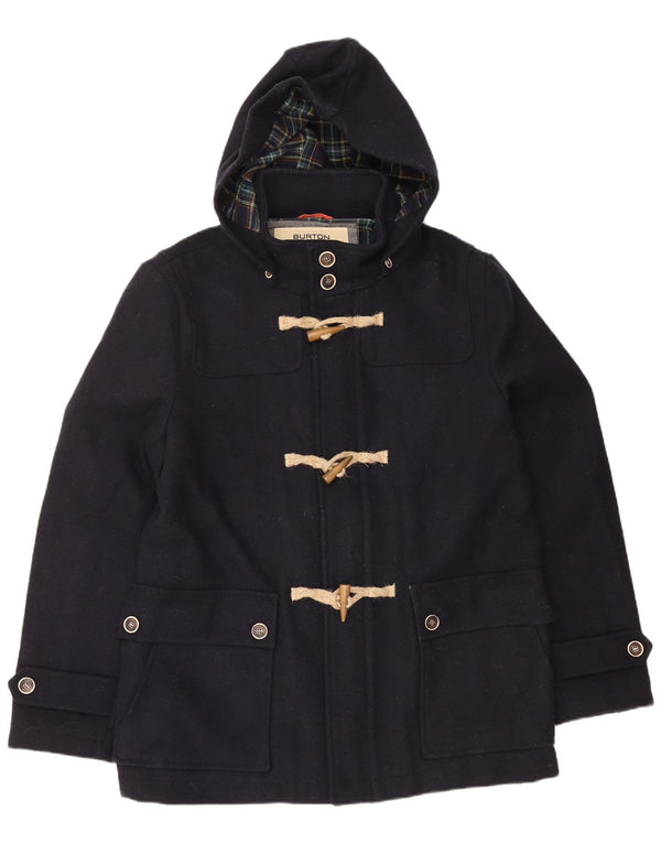 Męska kurtka BURTON z kapturem UK 40, duża, granatowa, wełniana