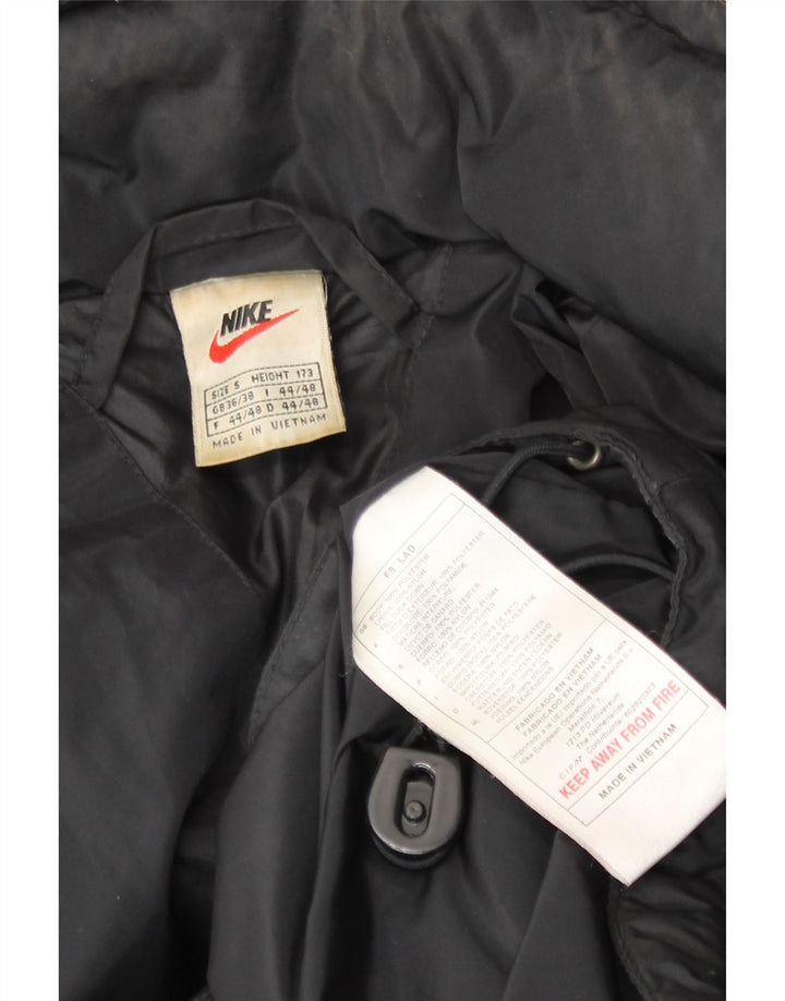 Męska wyściełana kurtka Nike Graphic Loose Fit UK 36/38 Mały czarny poliester