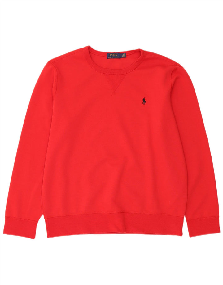 Bluza męska Polo Ralph Lauren, duża, czerwona, poliestrowa