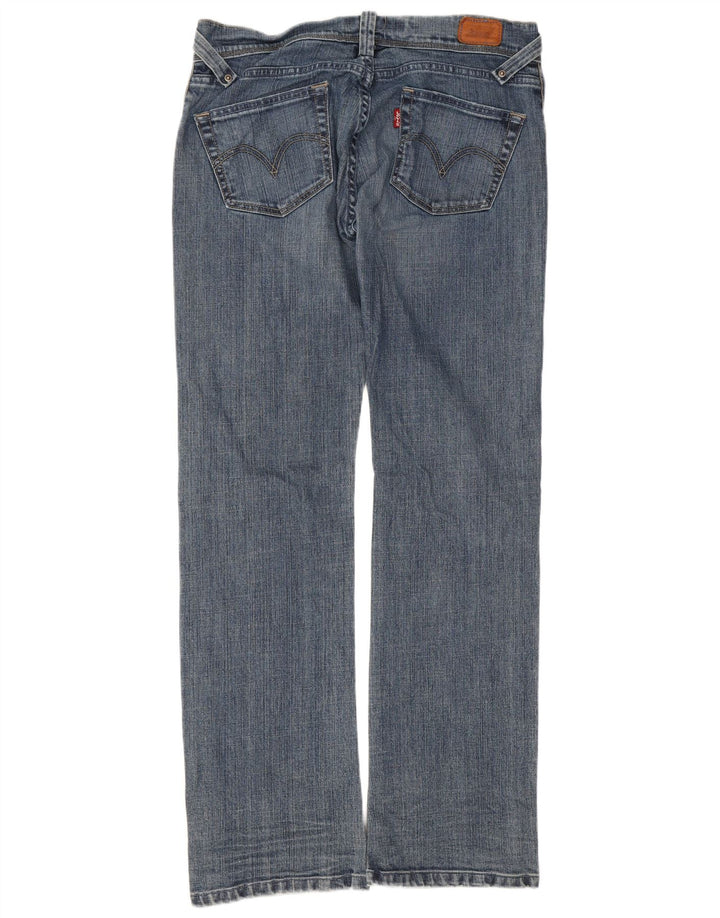 Damskie jeansy Levi's 504 Straight W29 L32 Niebieskie bawełniane