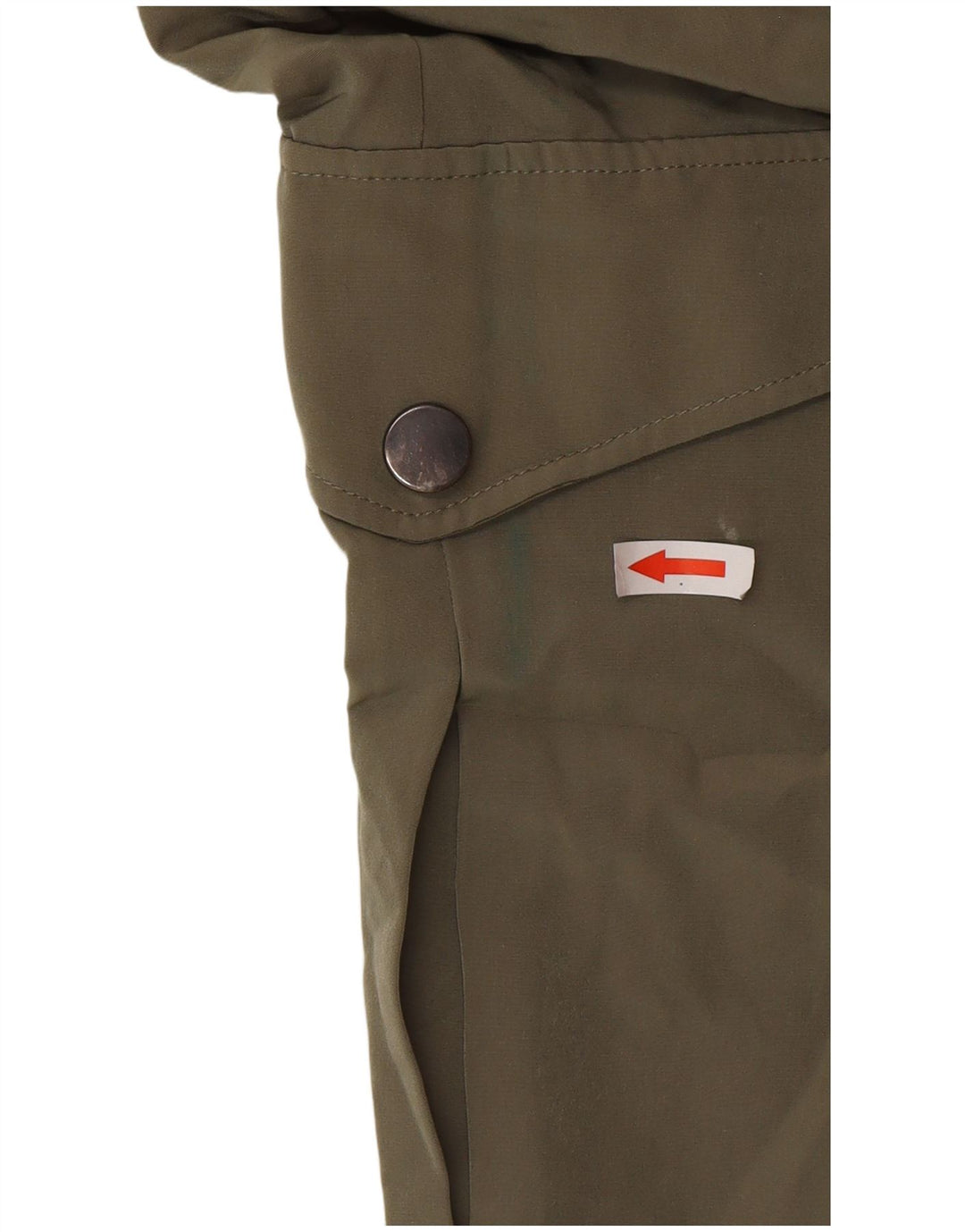 Damskie spodnie joggery Zara, małe, W28 L27, khaki, poliester