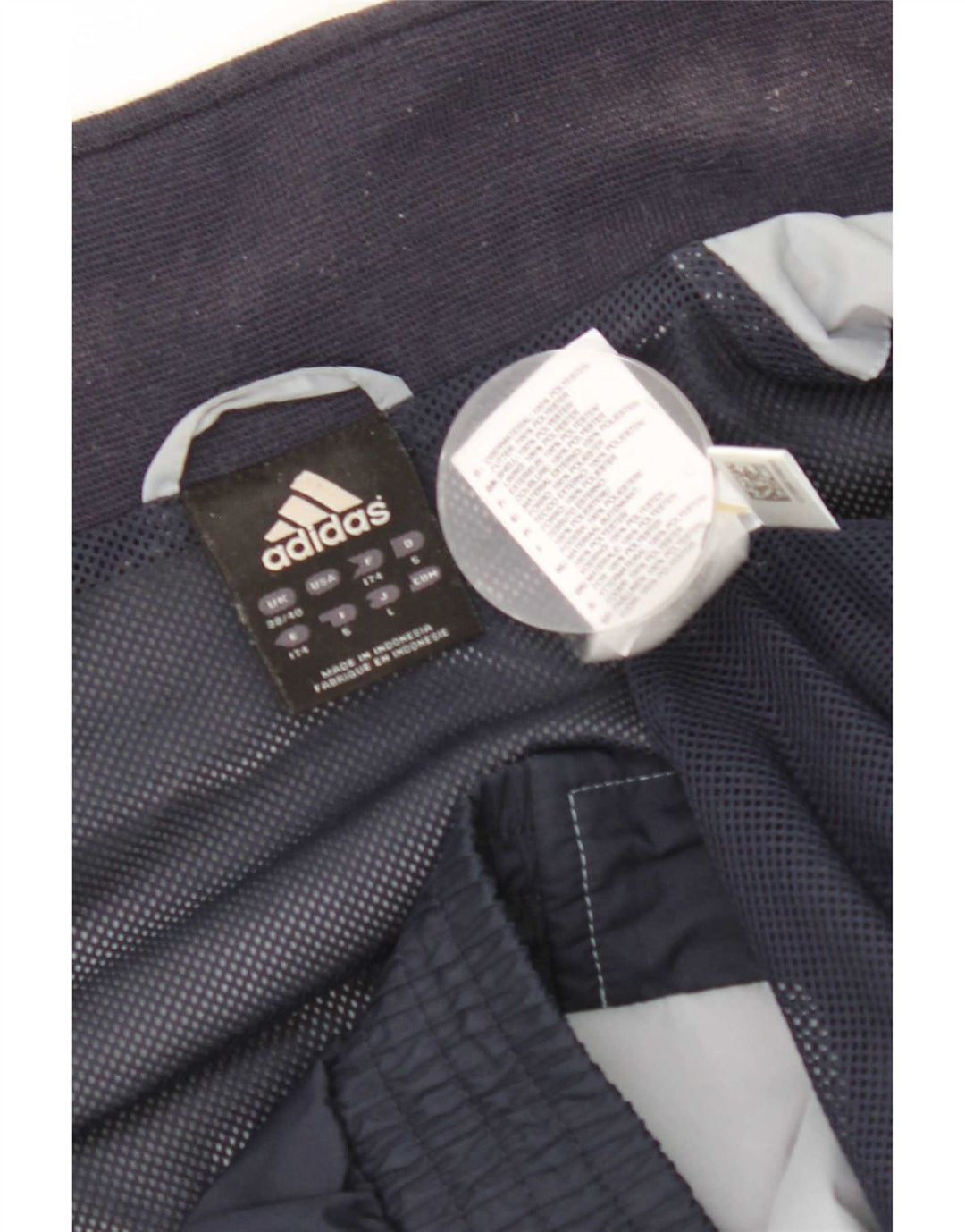 Adidas Męska bluza dresowa Top Jacket UK 38/40 Średni granatowy kolor blokowy