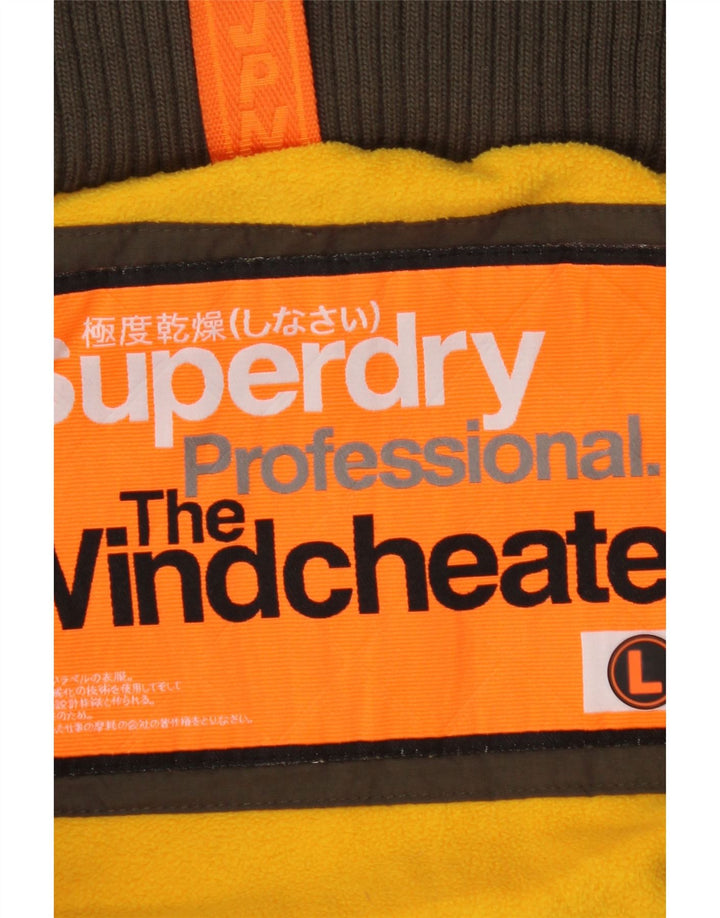 Męska wiatrówka Superdry The Windcheater Graphic UK 40 Large Khaki