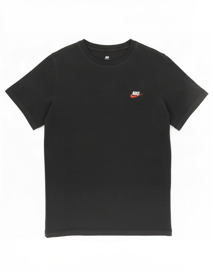T-shirt męski Nike, średni czarny, bawełniany