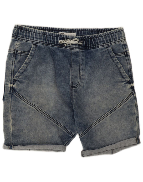 Zara Mens Denim Shorts Large W32  Blue Cotton