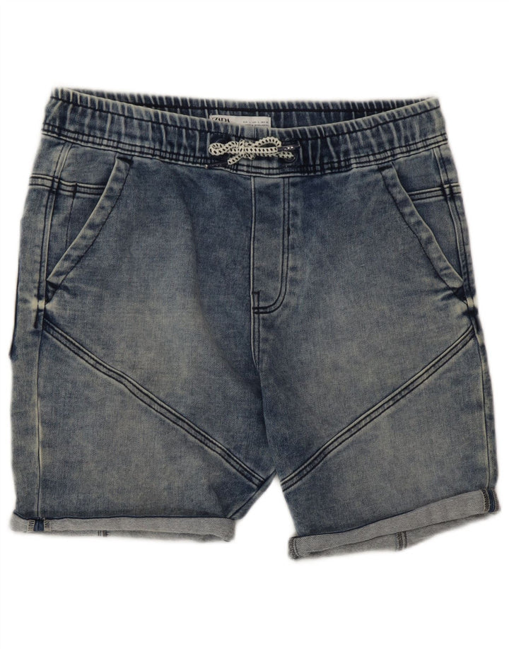 Męskie spodenki jeansowe Zara, duże, W32, niebieskie, bawełniane