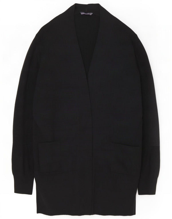 Marks & Spencer Damski sweter rozpinany o przedłużonym fasonie, UK 18 XL, czarny